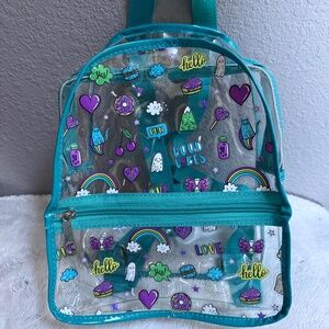 💗SALE $9💞 Girls clear~see through backpack~New without tags
